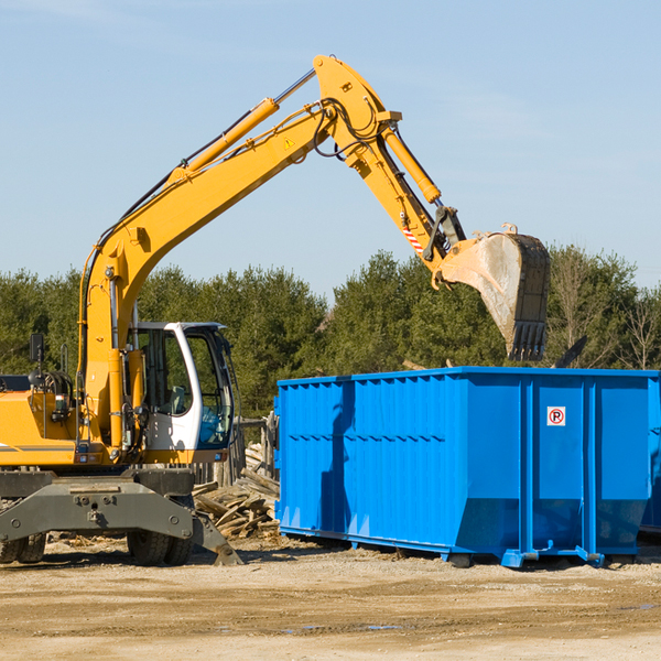 how many times can i have a residential dumpster rental emptied in New Castle County Delaware